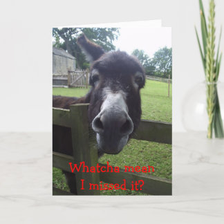 Belated Birthday Card