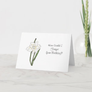 Belated Birthday Card