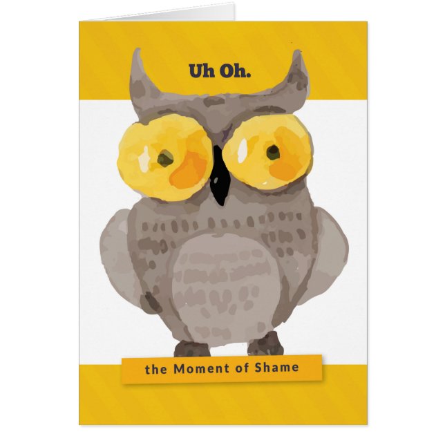 Belated Birthday, Funny, Guess WHO is Late? (Front)