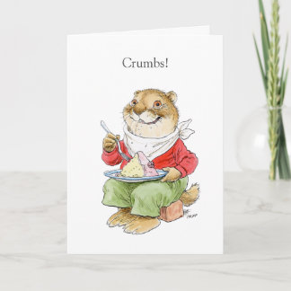 Belated Birthday Muskrat Card