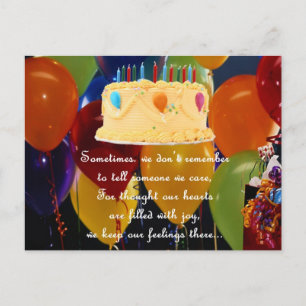 BELATED BIRTHDAY POSTCARD