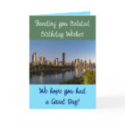 Belated birthday wishes add photo blue green