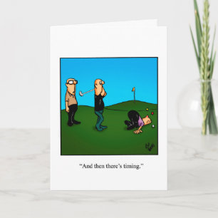Belated Happy Birthday Humour Greeting Card