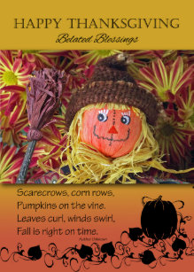 Poem Thanksgiving Cards Zazzle Com Au