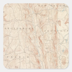 Belchertown, Massachusetts Square Sticker