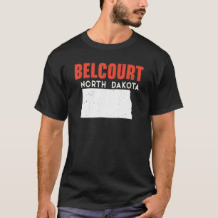 Belcourt North Dakota USA State America Travel T-Shirt