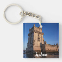 Belem tower at sunset in Lisbon, Portugal