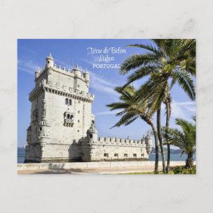 Belém Tower photo, Lisbon, Portugal Postcard