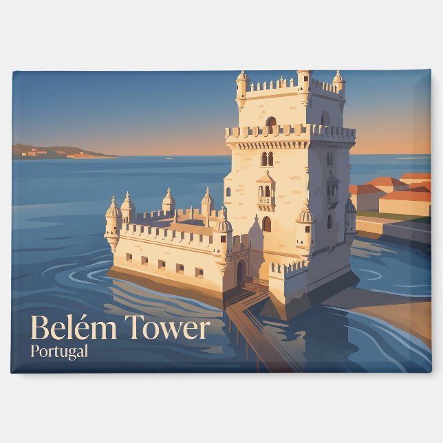 Belém Tower Portugal Magnet (Front)