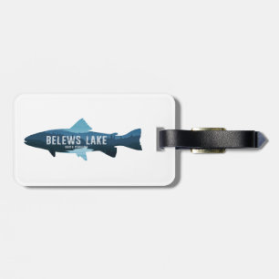 Belews Lake North Carolina Fish Luggage Tag