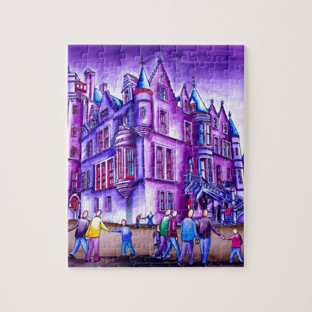 Belfast Alive - Castle, Jail and Zoo Jigsaw Puzzle (Vertical)