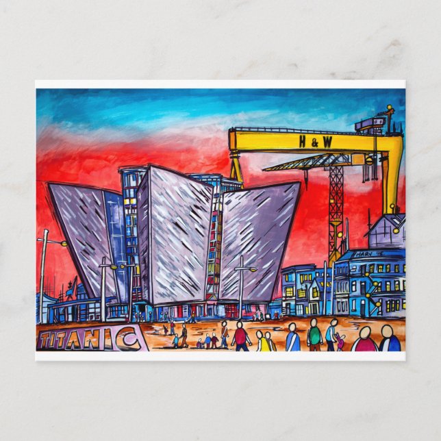 Belfast  Alive- Titanic Quarter Postcard (Front)