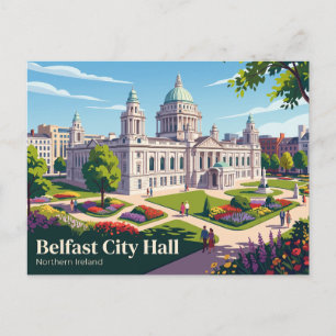 Belfast City Hall Northern Ireland Postcard
