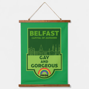 Belfast Gay Pride - Brighton Ireland LGBT - Hanging Tapestry