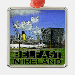 Belfast Metal Tree Decoration