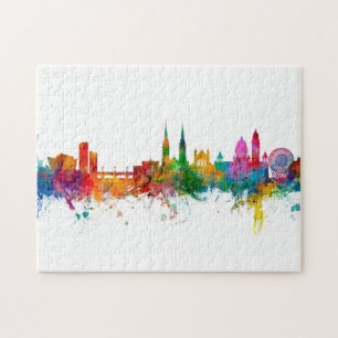 Belfast Northern Ireland Skyline Jigsaw Puzzle