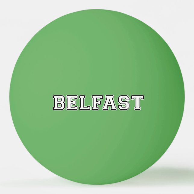 Belfast Ping Pong Ball (Front)