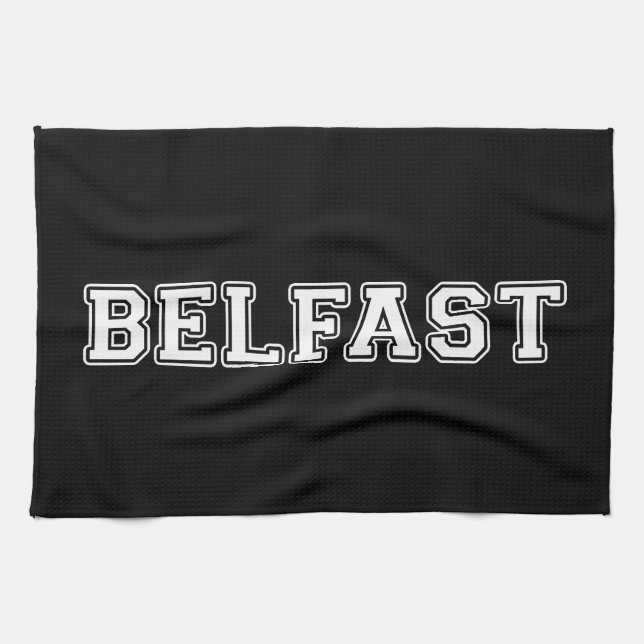 Belfast Tea Towel (Horizontal)