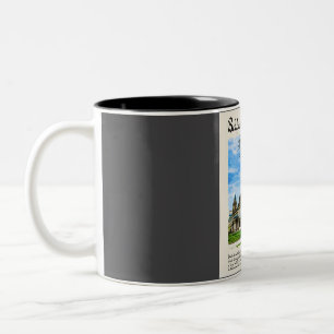 Belfast Vintage Watercolour Travel Two-Tone Coffee Mug
