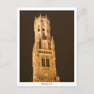 Belfry in Bruges Postcard