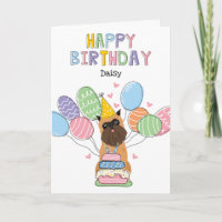 Belge Brussels Griffon Cropped Ears Birthday