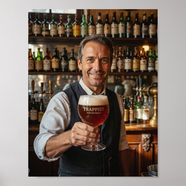 Belgian Abbey Ale Tavern Welcome Poster (Front)