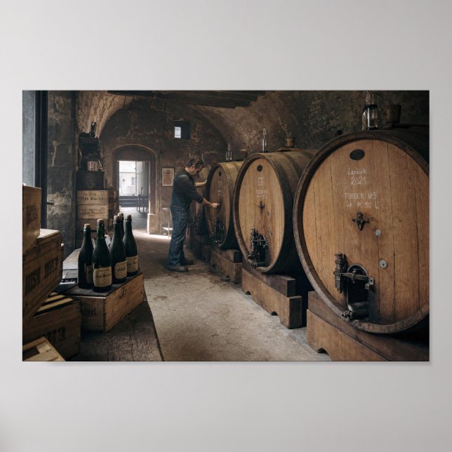 Belgian Barrel Room Craft Ritual Poster (Front)