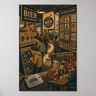 Belgian Beer Museum Tasting Reverie Poster