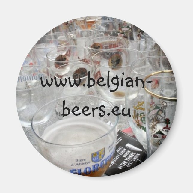 Belgian Beers Magnet (Front)