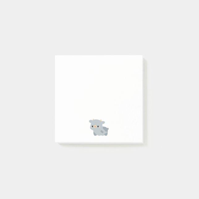Belgian Blue Cow Post-it Notes (Front)