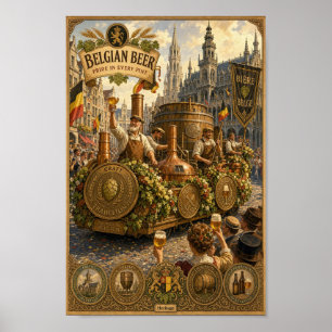 Belgian Brewers Festival Parade Poster