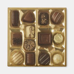 Belgian chocolate magnet