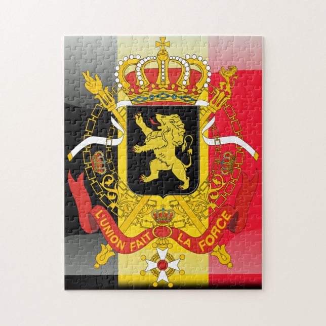 Belgian Coat of arms Jigsaw Puzzle (Vertical)