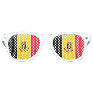 Belgian Coat of arms Retro Sunglasses