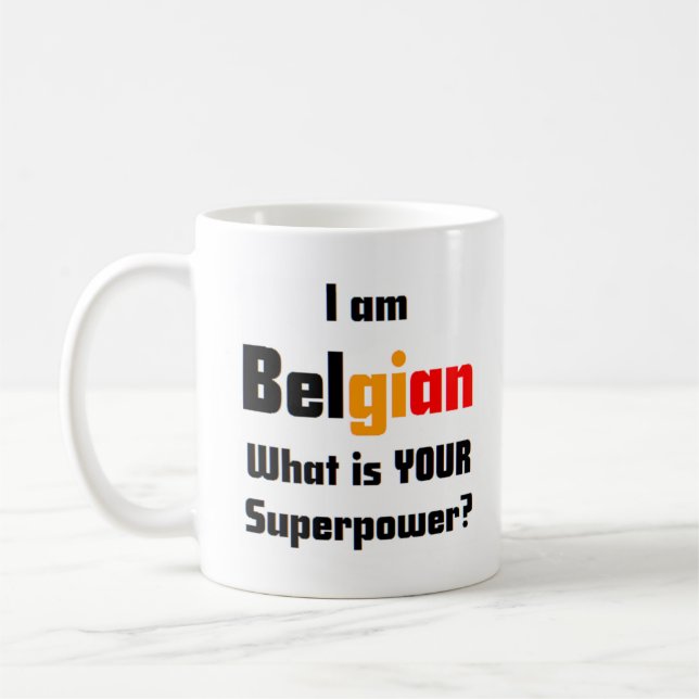 belgian coffee mug (Left)