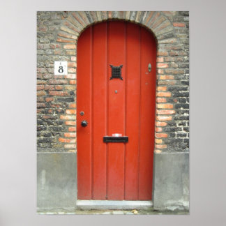 Belgian door canvas print