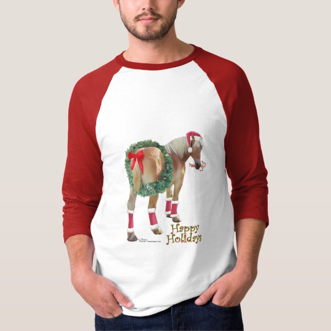 Belgian Draught   Horse Christmas Shirt (Front)