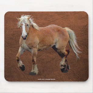Belgian Draught Horse Equine-lover Mousepad