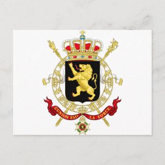 Belgian Emblem - Coat of Arms of Belgium Postcard