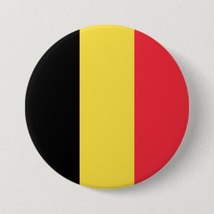 Belgian Flag 7.5 Cm Round Badge