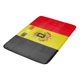 Belgian flag bath mat
