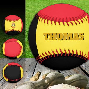 Belgian Flag, Belgium, Monogram / Baseball Balls