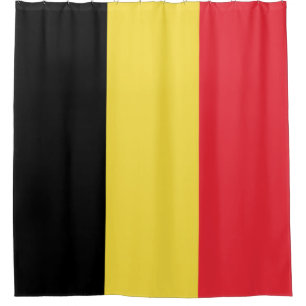 Belgian Flag (Belgium) Shower Curtain