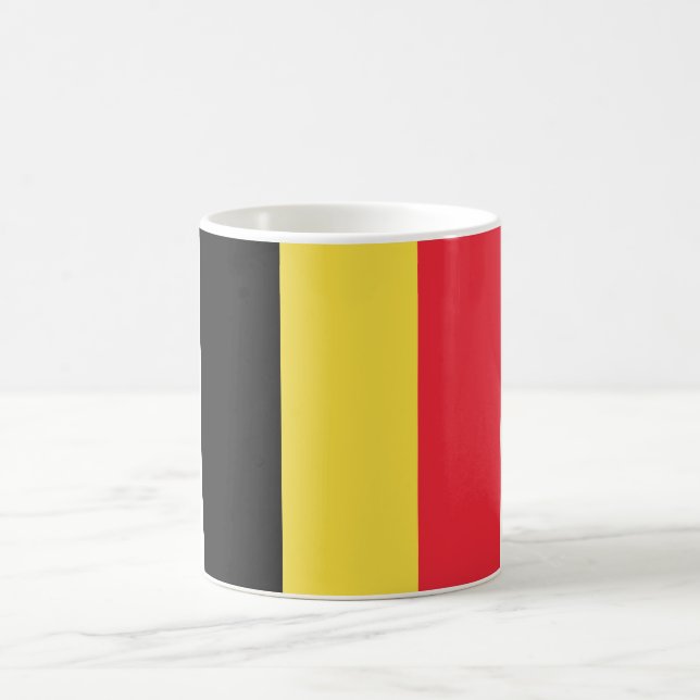 Belgian Flag Coffee Mug (Center)