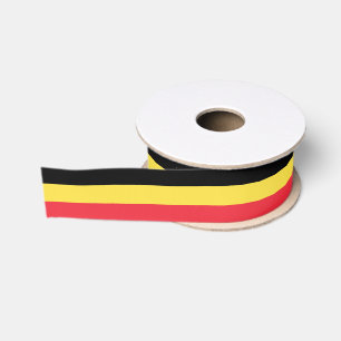 Belgian flag colours ribbon, Belgium /sports Grosgrain Ribbon