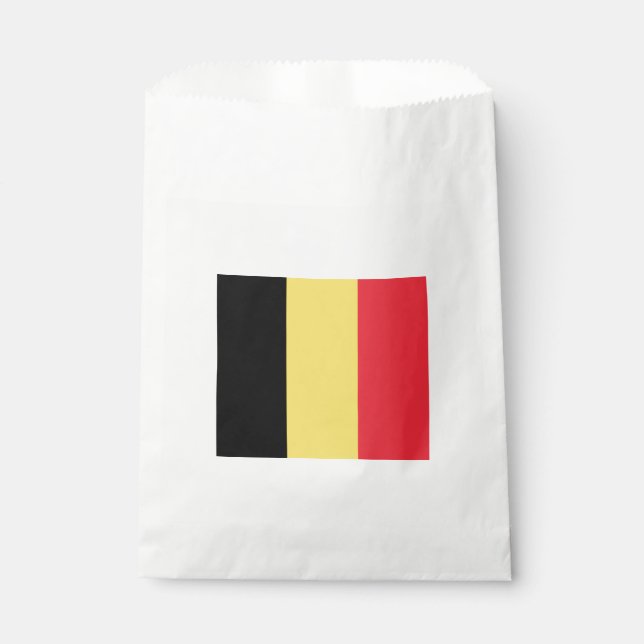 Belgian Flag Favour Bag (Front)
