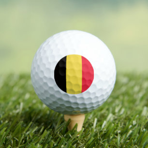 Belgian Flag, Flag of Belgium Golf Balls