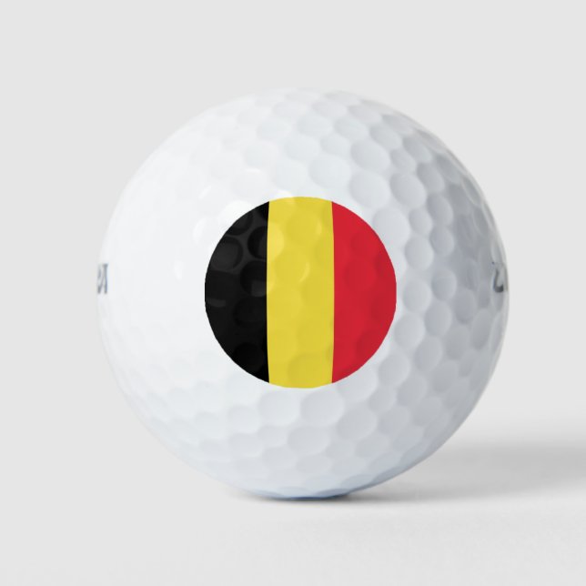 Belgian Flag Golf Balls (Front)