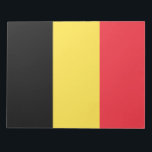 Belgian Flag Notepad<br><div class="desc">This design features the national flag of Belgium (officially the Kingdom of Belgium), which is a country in Western Europe. Belgium is bordered by the Netherlands to the north, Germany to the east, Luxembourg to the southeast, France to the southwest and the North Sea to the northwest. The largest city,...</div>