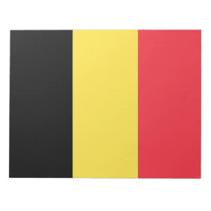 Belgian Flag Notepad